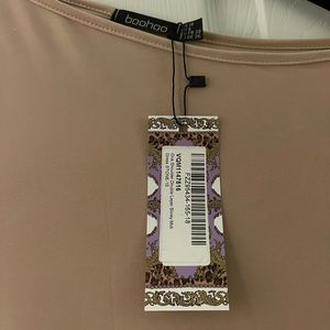 Beige Dress from BooHoo Brand new with tags